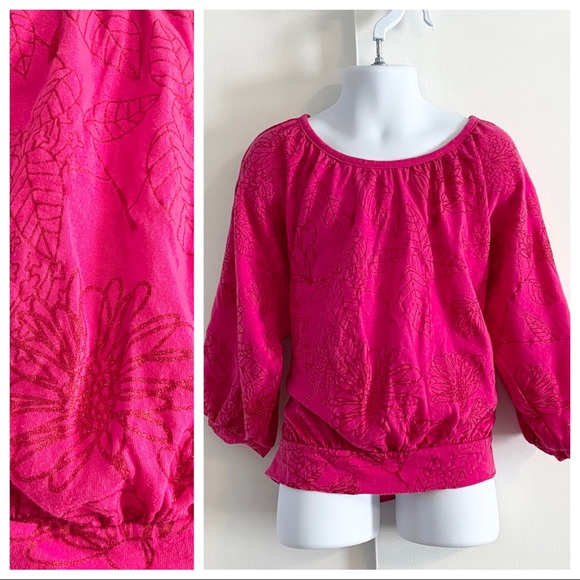 Girl’s Old Navy Dolman Sleeve Top Size Small 6-7 - Picture 1 of 9